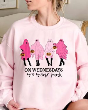 On Wednesdays We Wear Pink  – Halloween Shirt