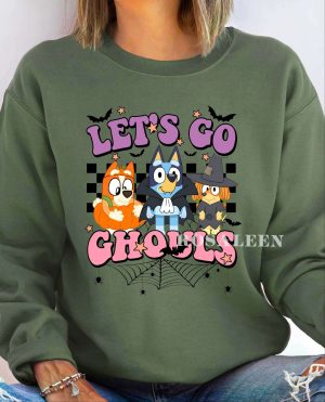 Bluey Let Go Ghouls Halloween Sweatshirt