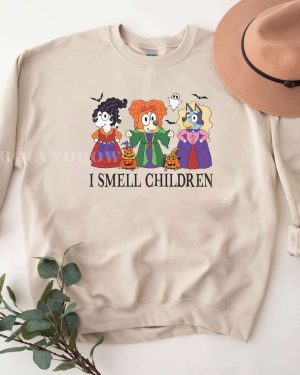 Bluey “I Smell children” Hocus Pocus Halloween Sweatshirt