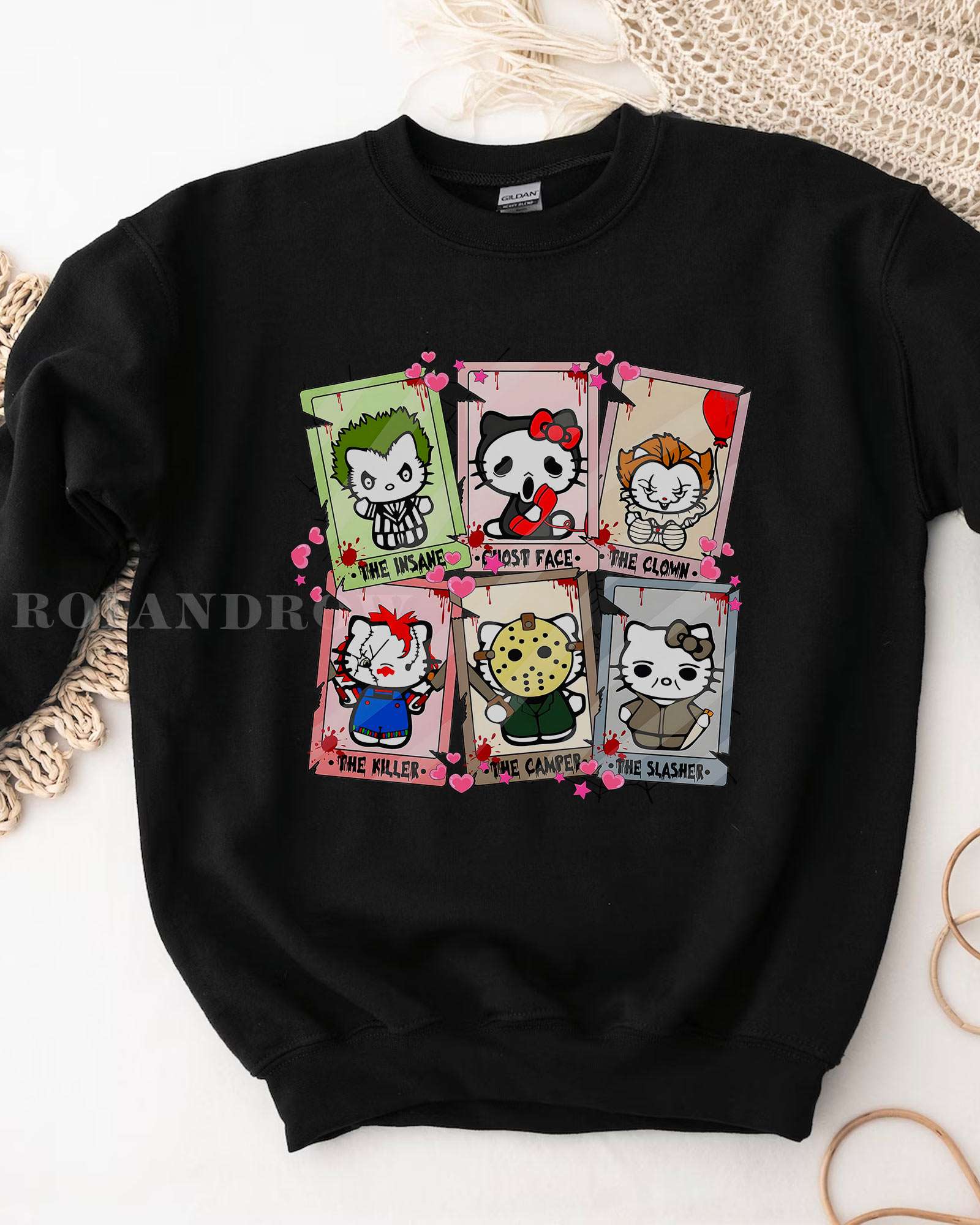 Halloween Tarrot Hello Kitty - Shirt - RoiandRow