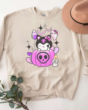 Pumpking Halloween Hello Kitty Sweatshirt  –  Shirt