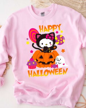 Happy Halloween Hello Kitty Sweatshirt  –  Shirt