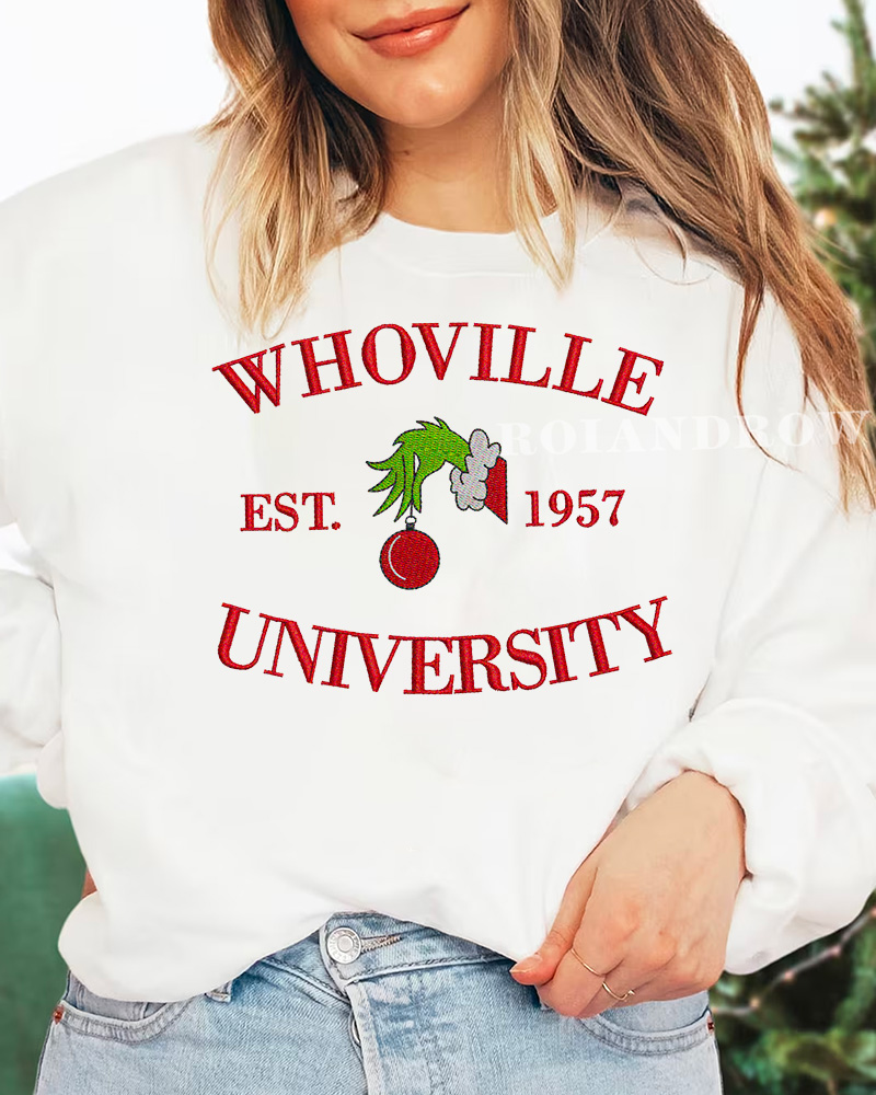 Christmas Whoville University Est 1957 Sweatshirt