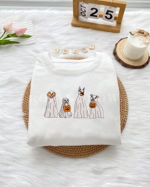 Dog Haloween – Embroidered Sweatshirt