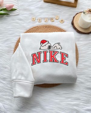 Snoopy Sleep Christmas – Embroidered Sweatshirt