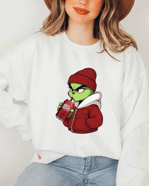 Grinch Dr. Pepper – Christmas Sweatshirt