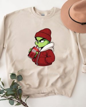 Grinch Dr. Pepper – Christmas Sweatshirt