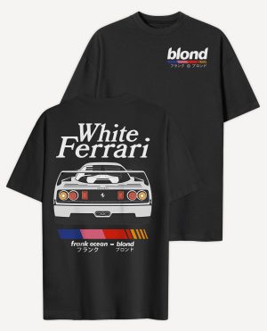 Frank Ocean White Ferrari Sweatshirt